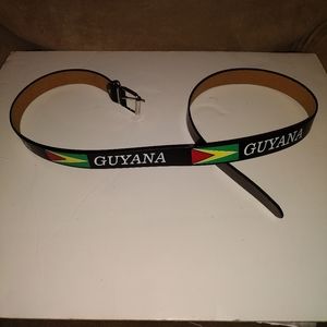 Leather Belt w/ buckle- Guyana